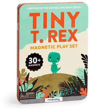 Mudpuppy magnetisch speelgoed - Kleine T-Rex dinosaurus speelset magneten