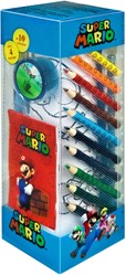 Kids Licensing Super Mario set de bureau papeterie - 35 pièces - kit scolaire coloré