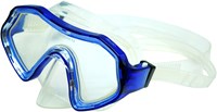 Shallow masque de plongée junior bleu transparent silicone lunettes