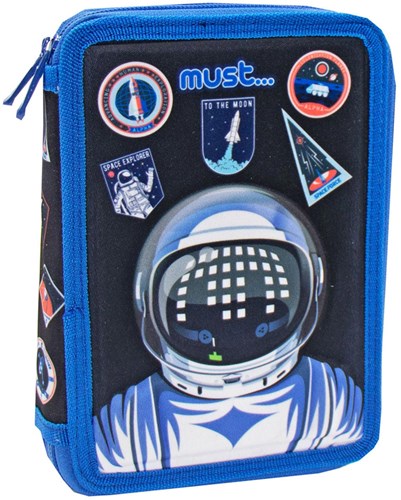 Gevuld etui astronaut multicolor - etui met accessoires voor kinderen
