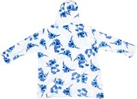 Stitch fleece hoodie deken trui voor kinderen 7-14 jaar blauw