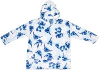 Stitch fleece hoodie deken trui voor kinderen 7-14 jaar blauw-2