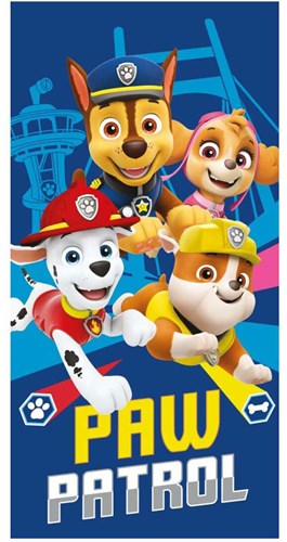 Drap de plage Paw Patrol coton 140x70cm serviette enfants plage