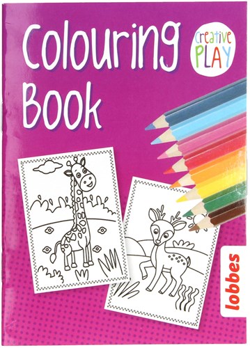 Lobbes livre de coloriage A6 - Jouet créatif avec 16 pages à colorier