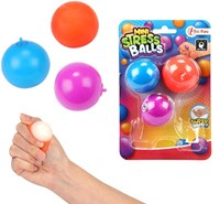 Toi-Toys mini stressballen set - 3 stuks - siliconen speelgoed