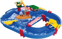 Aquaplay waterbaan Startset 1501 - Speelgoed haven met Wilma nijlpaard-2