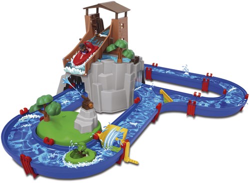 Aquaplay circuit d'eau AdventureLand set 1547 avec bateaux et figurines-2