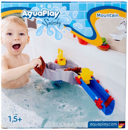 Aquaplay waterbaan Sploshy Mountain badspeelset met accessoires
