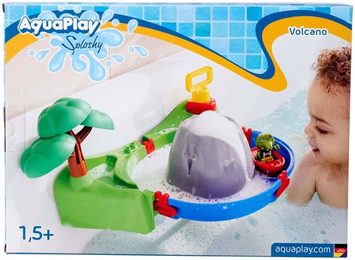 Aquaplay badspeelset Sploshy Volcano met schuimmachine en waterbaan