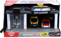 Dickie garage rescue center speelgoed met licht en geluid - reddingscentrum