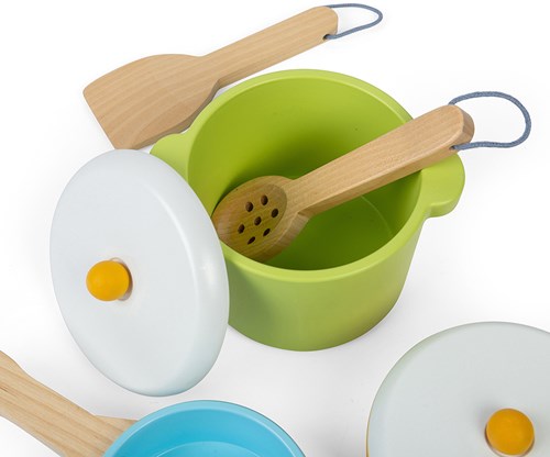 BigJigs batterie de cuisine en bois cuisine jouet bois FSC durable-3
