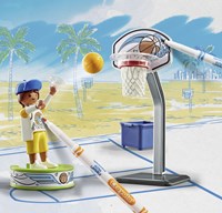 Playmobil sport speelgoed Skater met basketbal - kleurrijk speelfiguur-3
