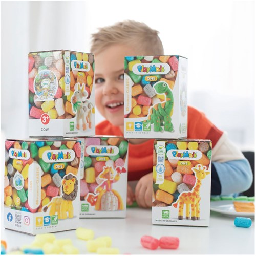 PlayMais jouet créatif set de construction dinosaure biodégradable-3