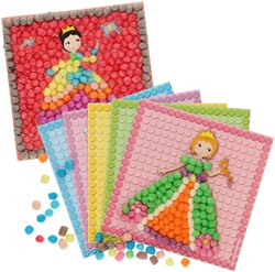 PlayMais Mosaic Kaarten Versieren Prinses