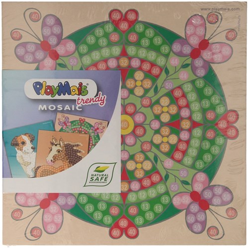 PlayMais cartes mosaïque kit créatif mandala décoration enfants