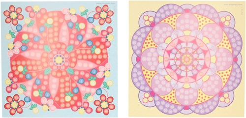 PlayMais cartes mosaïque kit créatif mandala décoration enfants-3