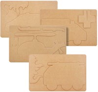 PlayMais set créatif pompiers cartes à décorer carton créatif-2