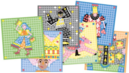 PlayMais kit créatif cartes mosaïque princesse jouet créatif