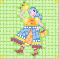 PlayMais kit créatif cartes mosaïque princesse jouet créatif-2
