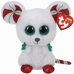 Ty peluche Beanie Boo's souris de Noël jouet doux 15cm cadeau