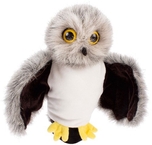 Beleduc handpop uil - zachte vogel handpop voor kinderen
