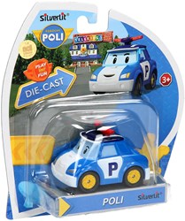 Robocar Poli voiture jouet die-cast Poli - véhicule en métal bleu