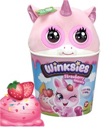Strawberry Unicorn knuffel eenhoorn pluche interactief roze speelgoed