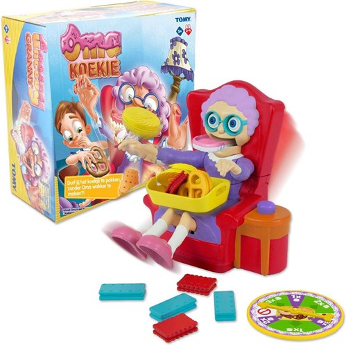 Tomy jeu de société Oma Koekie - jeu familial palpitant pour enfants-2