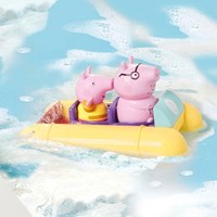 Toomies Peppa Pig badspeelgoed waterfiets met Papa Pig en reddingsboei-3