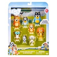 Bluey Speelfiguren Familie & Vrienden, 8st.