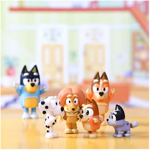 Bluey Speelfiguren Familie & Vrienden, 8st.-3