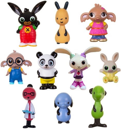 Spectron Bing speelfiguren set - 10 stuks - Bing speelgoedfiguren-2