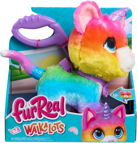 Spectron FurReal Walk-A-Lots Chat Licorne peluche interactive jouet