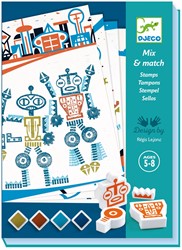 Djeco stempels Alien robots