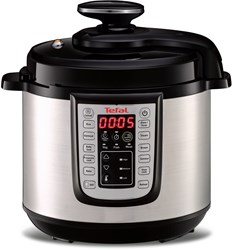 Tefal mijoteuse multicuiseur autocuiseur 6L argent noir 25 programmes