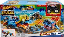 Fisher-Price Hot Wheels Monster Trucks Fire Crash Challenge Speelset auto