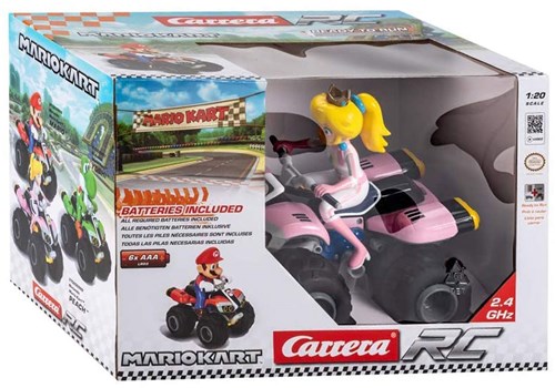Carrera RC Super Mario Kart Peach - Quad télécommandé 1:20 jouet
