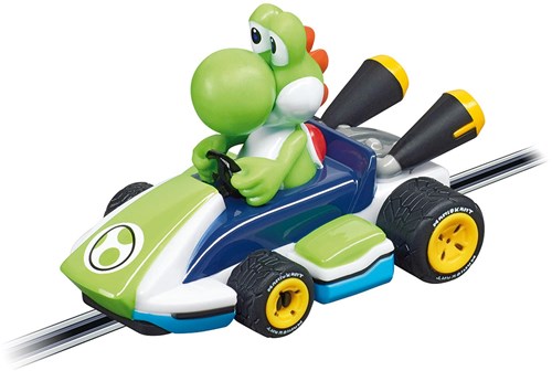 Carrera raceauto speelgoed - Yoshi Mario Kart - kleurrijk en stevig-2