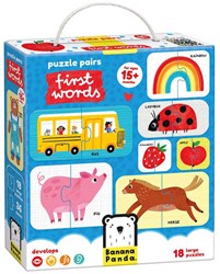 Banana Panda puzzel speelgoed eerste woordjes 15 maanden+