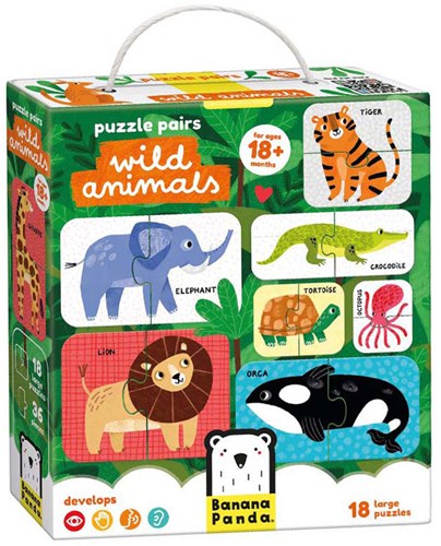 Banana Panda puzzle Animaux Sauvages jouet éducatif 18m+