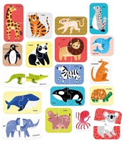 Banana Panda puzzle Animaux Sauvages jouet éducatif 18m+-2