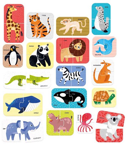 Banana Panda puzzle Animaux Sauvages jouet éducatif 18m+-2