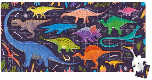 Banana Panda puzzel I Love Dinosaurs - educatief speelgoed voor kinderen-2