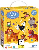 Banana Panda puzzle chiens - jouet éducatif pour enfants dès 3 ans