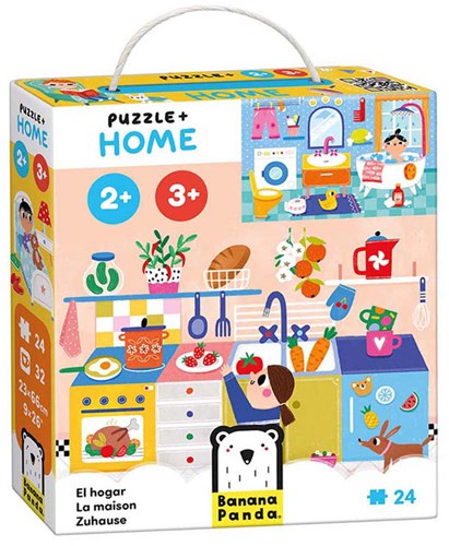 Banana Panda puzzle maison jouet éducatif 24 pièces carton