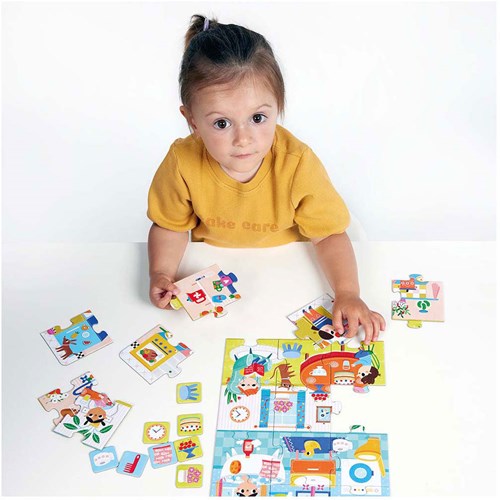 Banana Panda puzzle maison jouet éducatif 24 pièces carton-3
