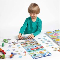 Banana Panda puzzel transport educatief speelgoed voertuigen 60 stukjes-3