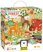 Banana Panda puzzle animaux de la forêt - jouet éducatif pour enfants
