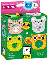 Banana Panda puzzle animaux avec bébés - jouet éducatif en carton