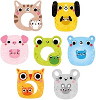 Banana Panda puzzle animaux avec bébés - jouet éducatif en carton-2